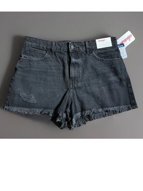 Wrangler Vintage High Rise Distress Denim Short Women’s Size 10/30 Wash NWT
